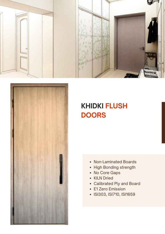 Khidki Flush Doors: Durable, Stylish, and Functional