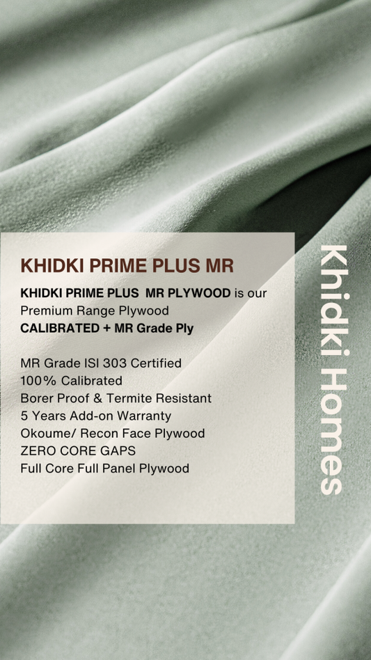 Elevate Your Interiors with Khidki Prime Plus Plywood: The Ultimate Choice for Quality and Durability