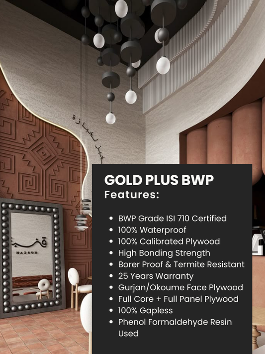 KHIDKI Gold Plus Calibrated BWP 710 Plywood