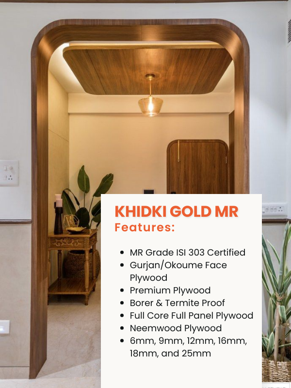 KHIDKI Gold MR Plywood