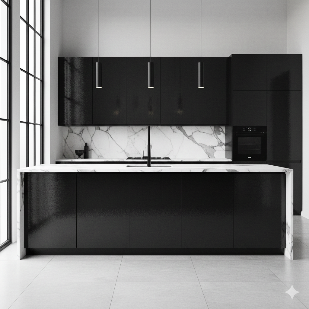 Khidki Trendsetter 1mm Laminates - 10037 - Eclipse Black