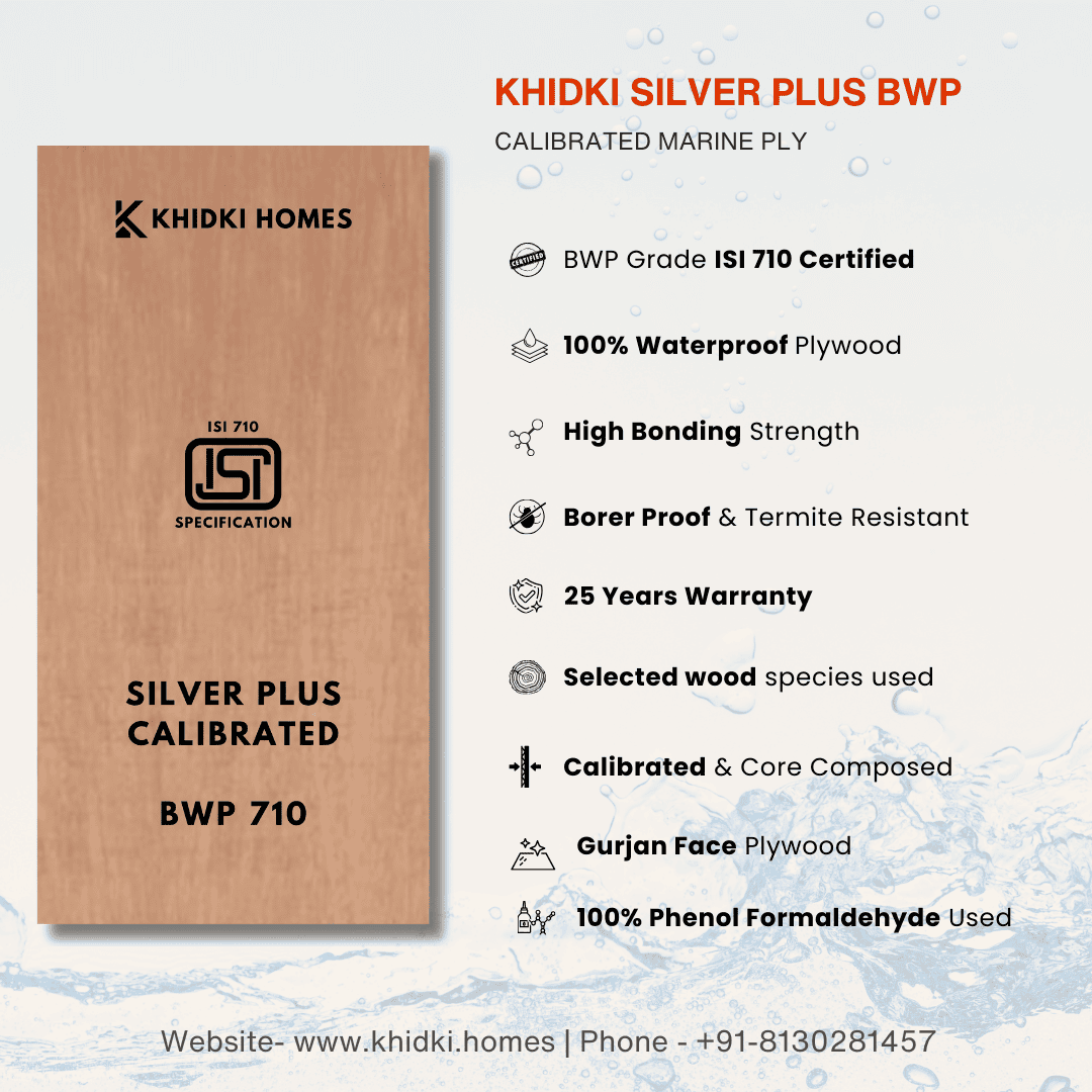 Khidki silver plus bwp calibrated plywood