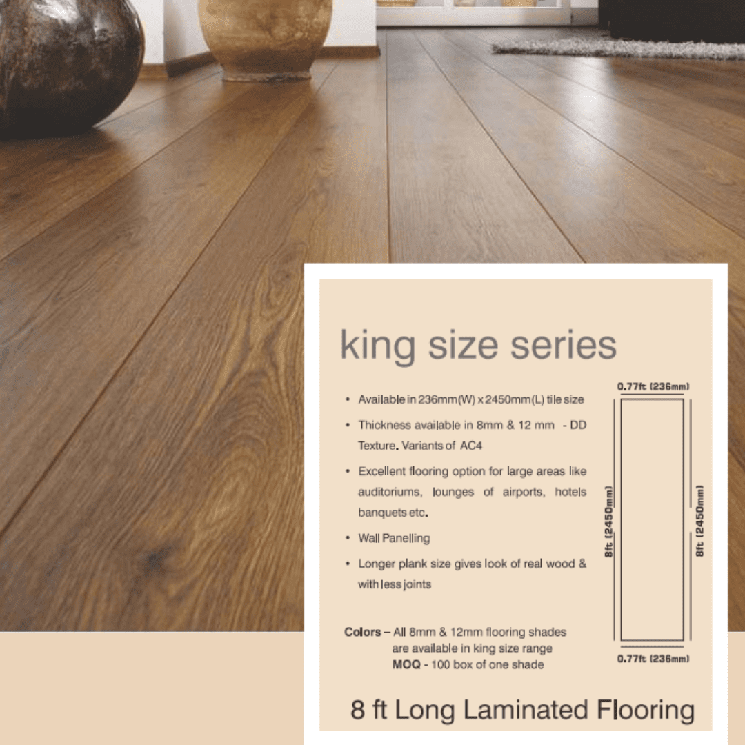 Action Tesa Laminated HDF Wooden Flooring