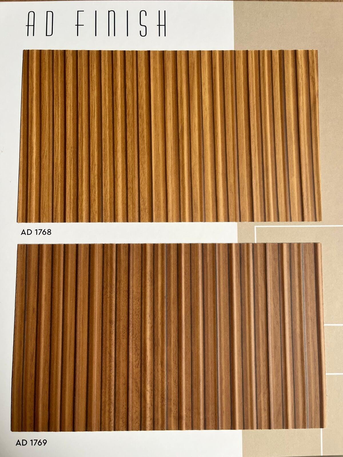 fluted look wooden laminates