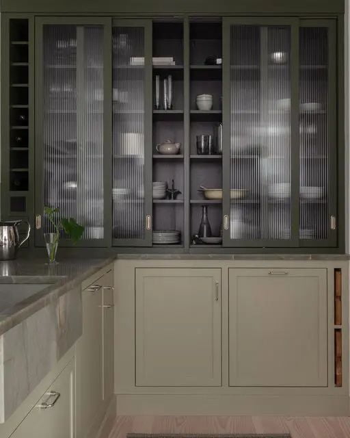 Olive Green Kitchen design