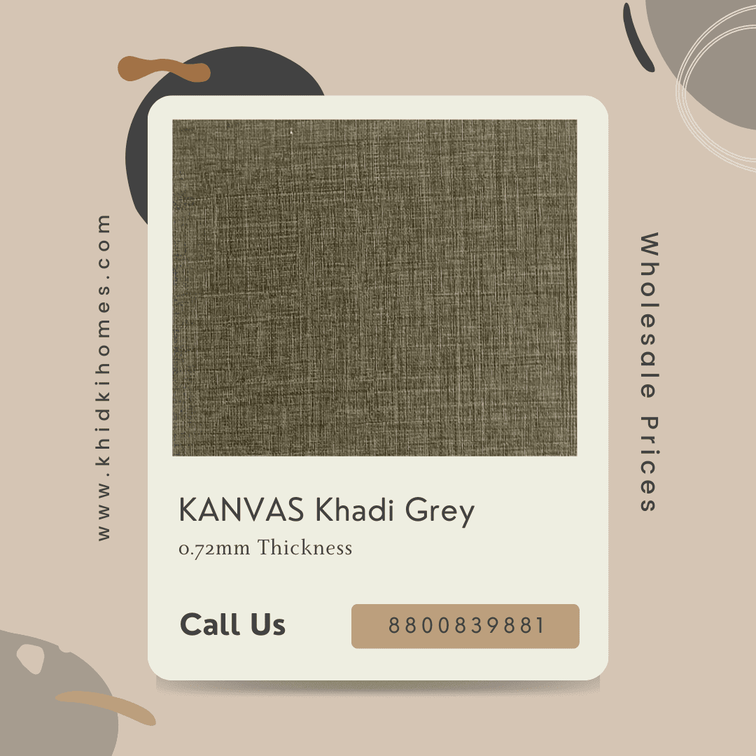 khadi grey fabric laminate 0.70 mm thickness