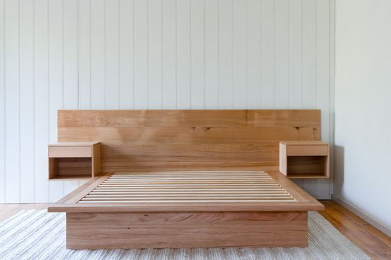 plywood wooden bed