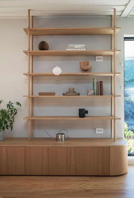 kitchen floating shelves designs