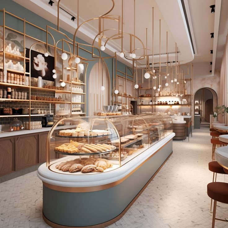 pastry shop interior design ideas