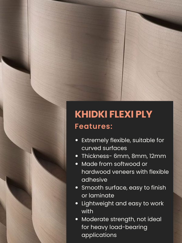 KHIDKI Flexi Plywood (Imported) - 8ft x 4ft