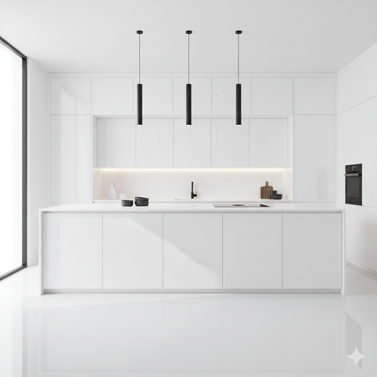 Khidki Trendsetter 1mm Laminates - 10001 - Crystal White