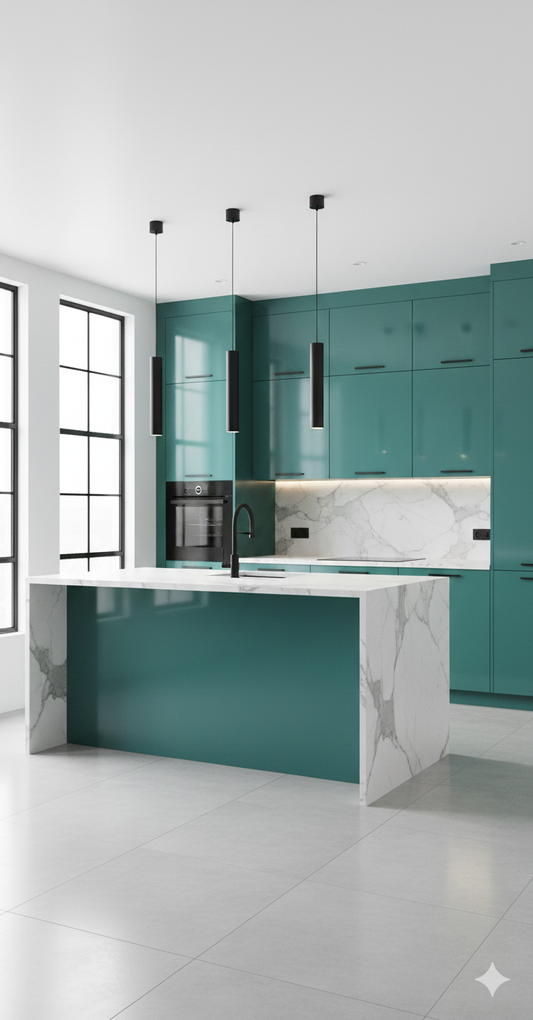 Khidki Trendsetter 1mm Laminates - 10030 - Emerald Glow