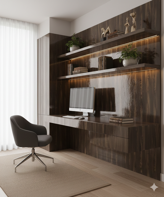 Khidki Trendsetter 1mm Laminates - 30024 - Amber Walnut