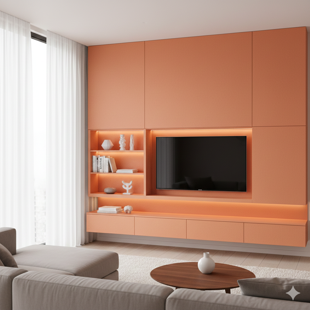 Khidki Trendsetter 1mm Laminates - 10024 - Sunset Coral