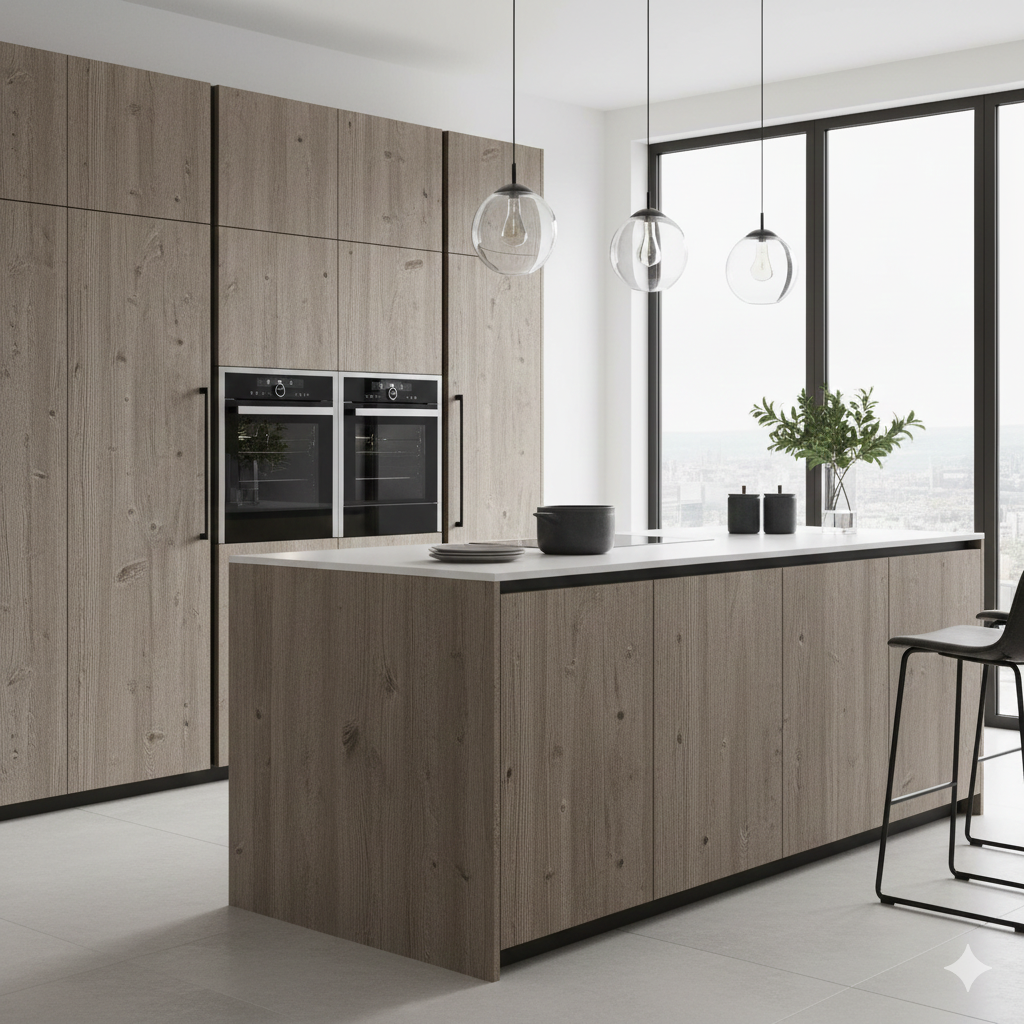 Khidki Trendsetter 1mm Laminates - 30041 - Rustic Walnut