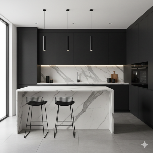 Khidki Trendsetter 1mm Laminates - 30014 - Statuario Vein