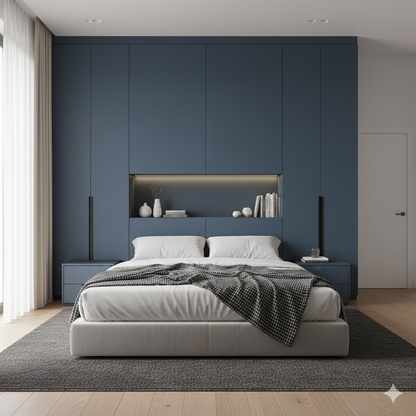 Khidki Trendsetter 1mm Laminates - 10021 - Azure Deep