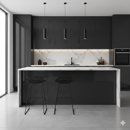 Khidki Trendsetter 1mm Laminates - 10015 - Graphite Slate