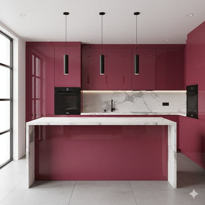 Khidki Trendsetter 1mm Laminates - 10034 - Crimson Bloom