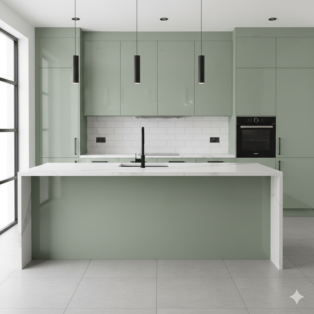 Khidki Trendsetter 1mm Laminates - 10028 - Olive Grove