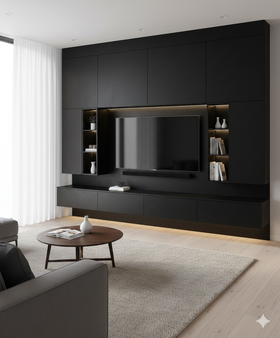 Khidki Trendsetter 1mm Laminates - 22010 - Absolute Black