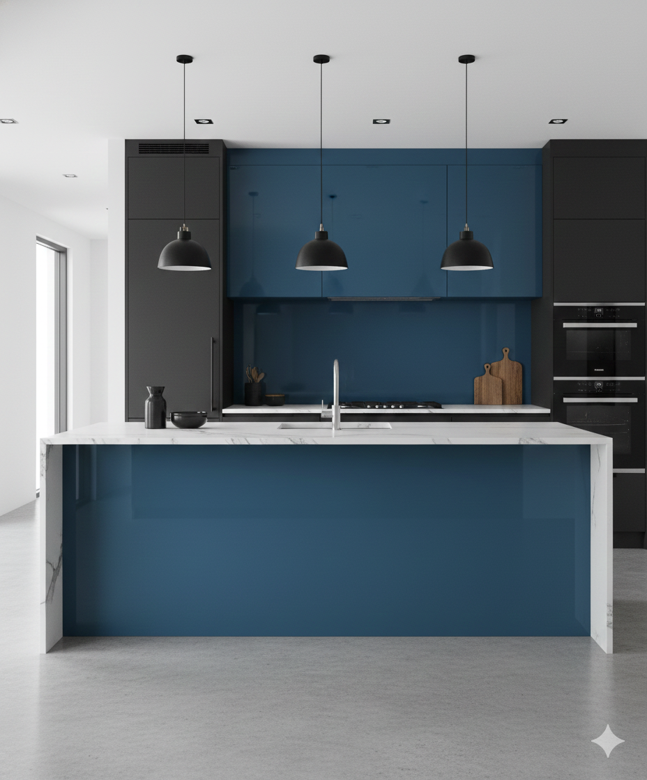 Khidki Trendsetter 1mm Laminates - 10012 - Persian Blue