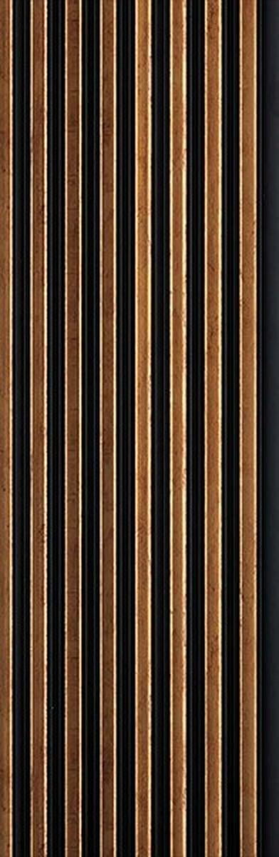 Patterned Finish Brown Charcoal Louvers/Panels | 8 ft x 5 inch - 12 mm | MD-1202