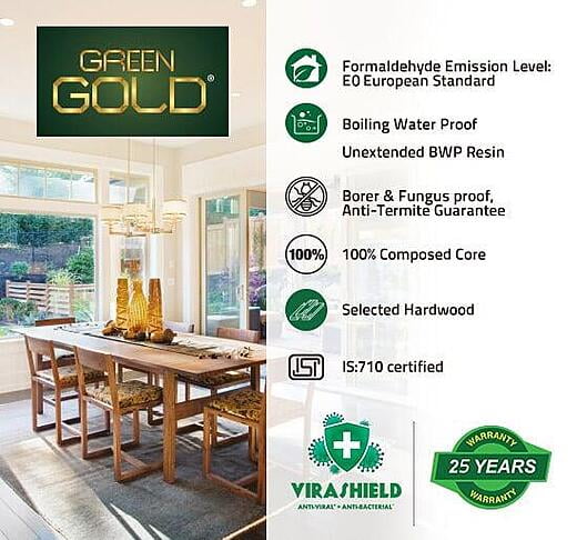Green Gold Plywood 19mm price Bangalore