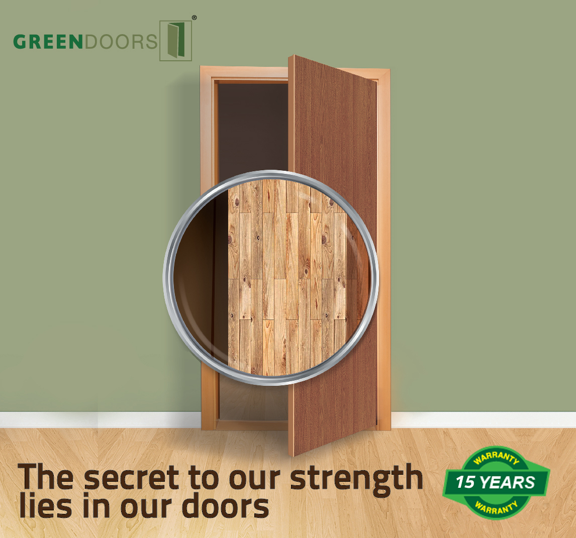 GreenPly Flush Door 30mm