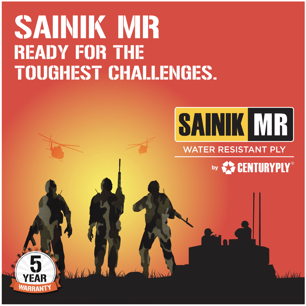 Century Sainik MR Ply 4 MM 8ft x 4ft