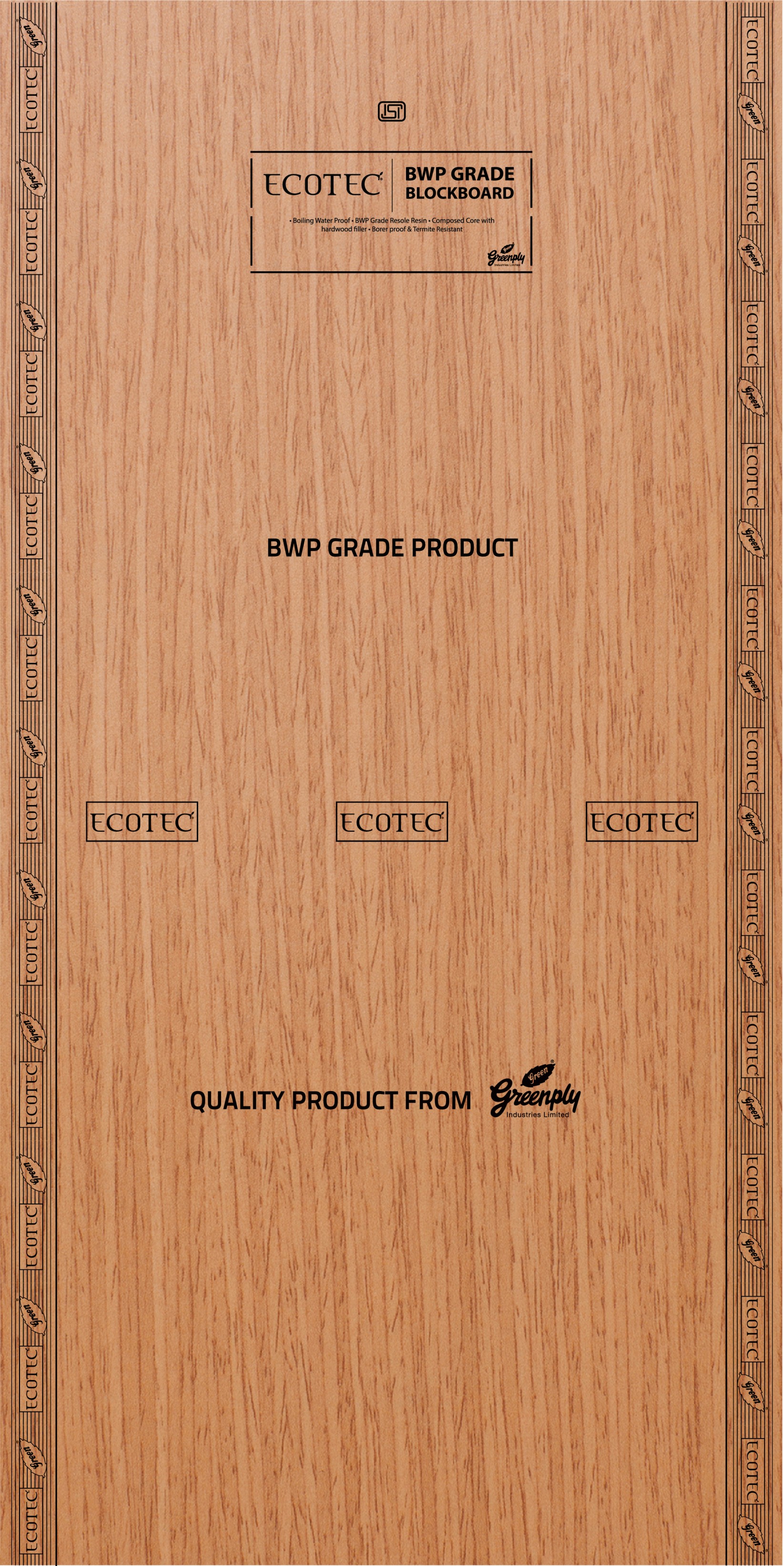 GreenPly Ecotec BWP 710 BlockBoard 19mm