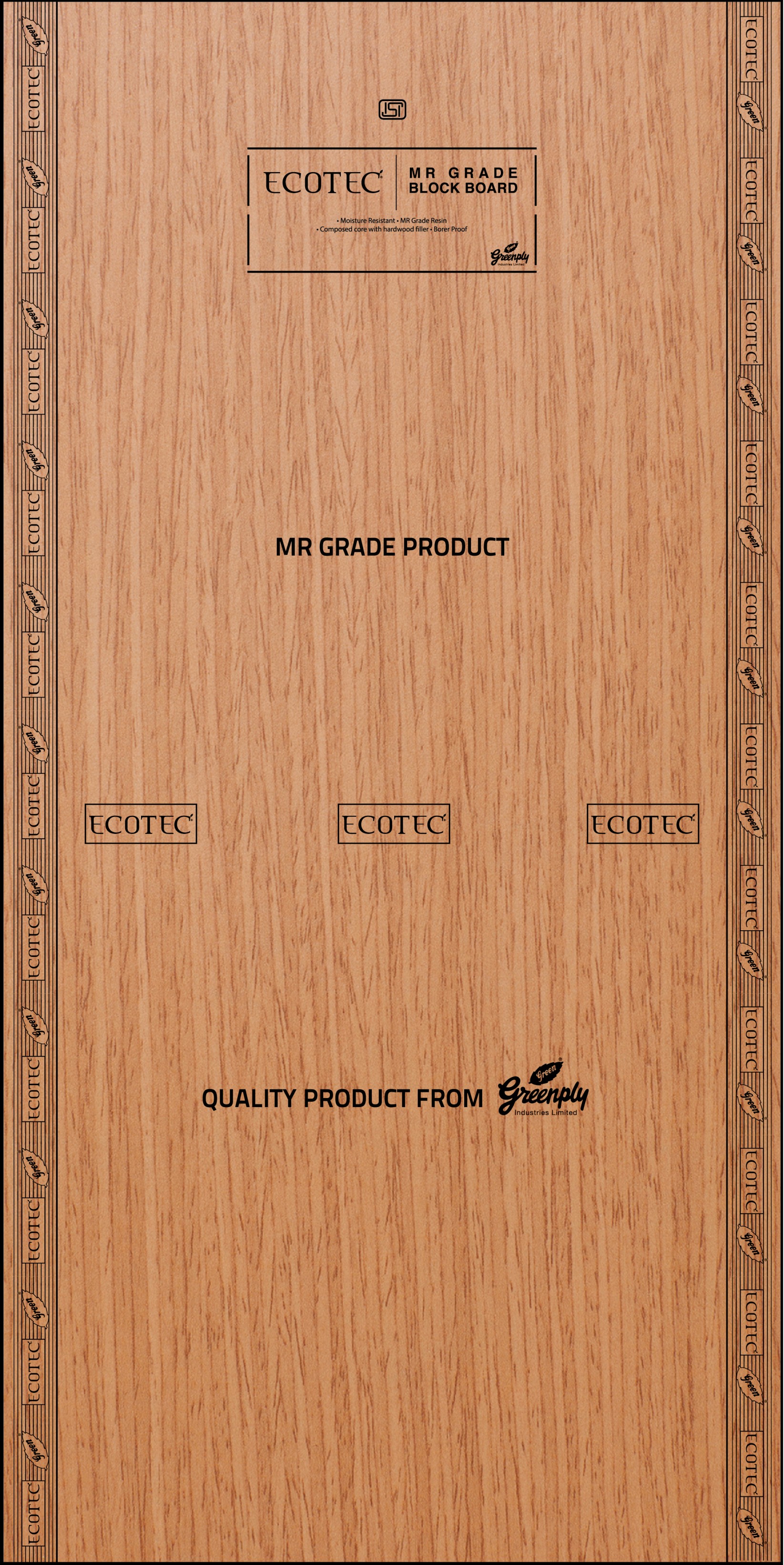 GreenPly Ecotec MR BlockBoard 19mm